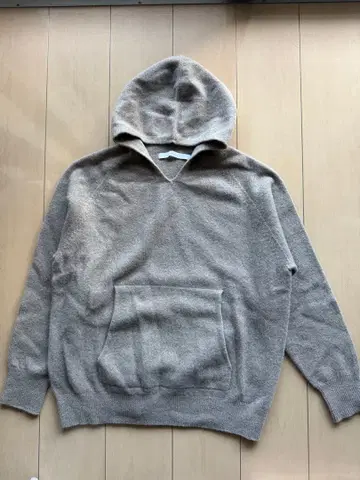 FRAMeWORK 프레임워크 니트 후드 풀오버 후드티 브라운