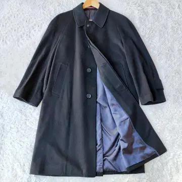 KINGGALLANT 캐시미어 100% 스텐카라 코트 네이비 A4 S