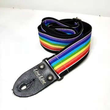 Live Line 기타 스트랩 레인보우 컬러 타부치 토모야