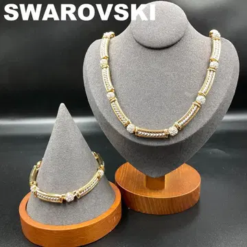SWAROVSKI 목걸이 팔찌 큐빅 골드