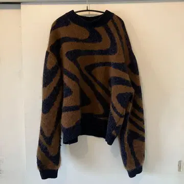 nknit wave jacquard KNIT