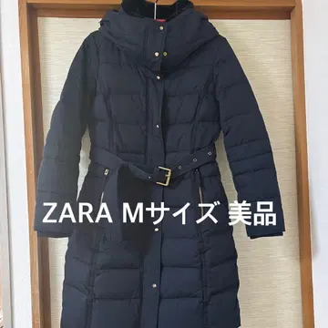 ZARABASIC A라인 롱다운 벨트 포함 새상품급