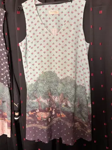 빅 사이즈 프랑슈리페 fl5 민소매 원피스