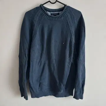 TOMMY HILFIGER 타미힐피거 니트 스웨터 로고 자수