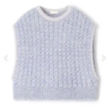 모헤어 컬 크루넥 베스트 30,800엔