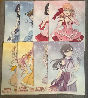 하스노소라 여학원 스쿨 아이돌 클럽 A4 클리어 파일 전 8종 컴프