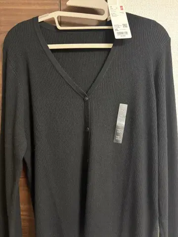 [ 완판템 ] UNIQLO 유니클로 워셔블 니트 리브 가디건 XL