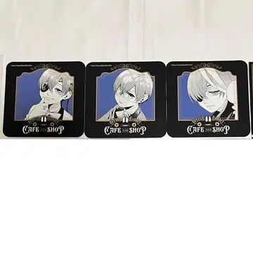 블랙 집사 비터 토끼 카페 혜택 코스터 시엘 3장 세트