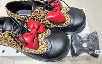 캔디 스트리퍼 레오파드 무늬 슈즈