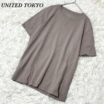 유나이티드 도쿄 반팔 T셔츠 사이즈 2 그레이 캐주얼 무지