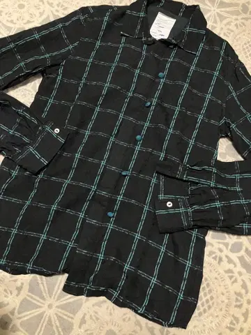 shareef 샤리프 그래프 체크 셔츠