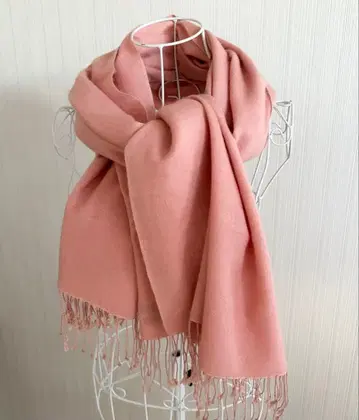 유나이티드 애로우즈 파슈미나 실크 혼방 프린지 숄 스톨