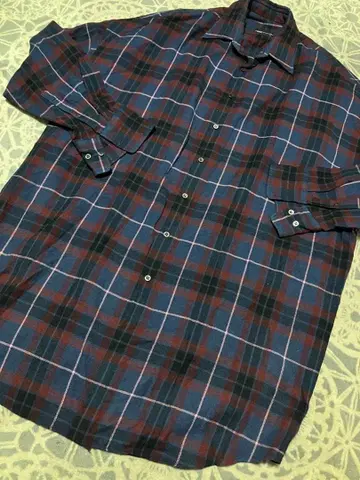 래드 뮤지션 오버 실루엣 체크 셔츠 사이즈 44