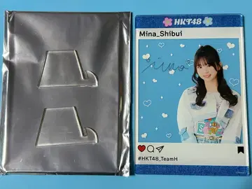 HKT48 시부이 미나 특상 아크릴 플레이트 미사용