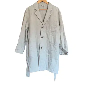 새상품급 이치앤티크스 코튼 린넨 코트 베이지
