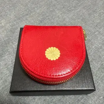 황궁 코인 케이스 동전 지갑 빨간색