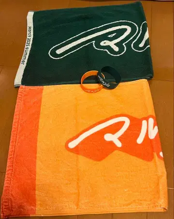 마루시 타월과 러버밴 세트