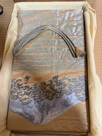 아름다운 자수 오비 박스형