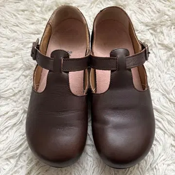 [ BIRKENSTOCK ] 새상품급 티케르 23cm 천연 가죽 브라운