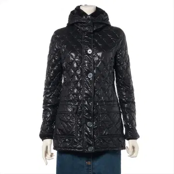 새상품급 [ 아르마니 ] 다운 자켓 코트 여성용 아우터 블랙 AJ