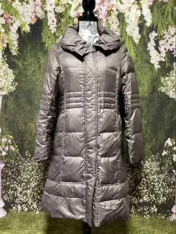 자유구 다운 코트 라이트 브라운 38