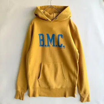 라이딩하이 남성용 후드 맨투맨 머스타드 아메카지 사이드리브