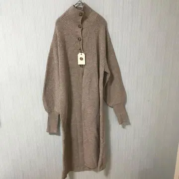 [택 포함] 새상품 롱 터틀넥 니트 가디건 에시카 esica