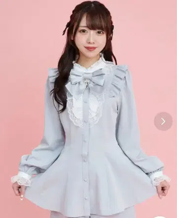 SecretHoney 액세서리 리본 레이스 프릴 셋업