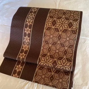 하카타 오비 조기세이쿠 문양 나고야 오비(약 24cm) 긴 길이