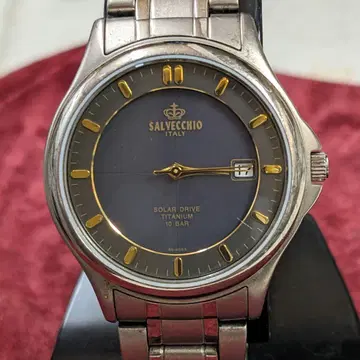 살베키오 SALVECCHIO ITALY 솔라 티타늄 손목시계