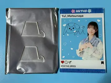 HKT48 마츠나가 유라 특상 아크릴 플레이트 미사용