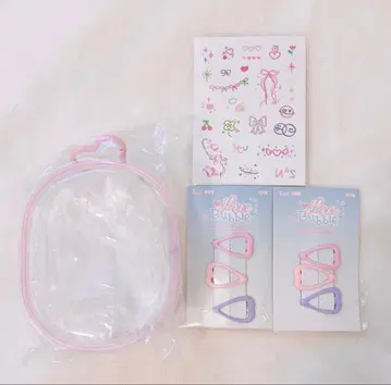 Hearts2Hearts 올리브영 2aN 특전 파우치 세트