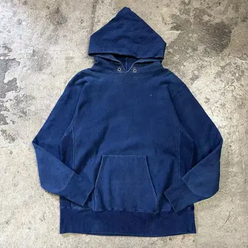 ATON NATURAL GARMENT DYE URAKE HOODIE 06
