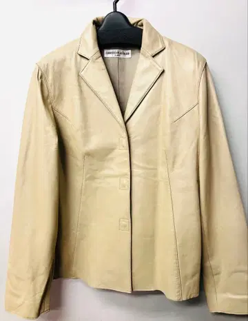 [CHRISTIAN AUJARD] 1회 착용 양가죽 카멜색 새상품급