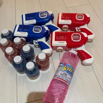 버블건 결혼식 플라워 샤워