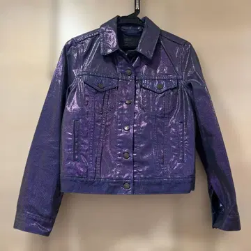 LEVI'S PREMIUM 퍼플 데님 자켓 XS