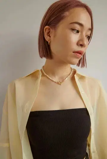 바로크 워터 펄 초커