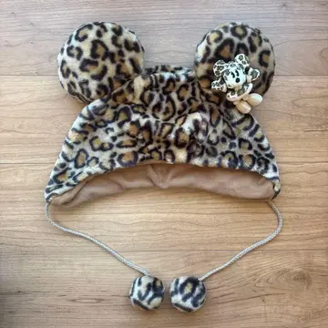 디즈니 팬캡 레오파드 무늬