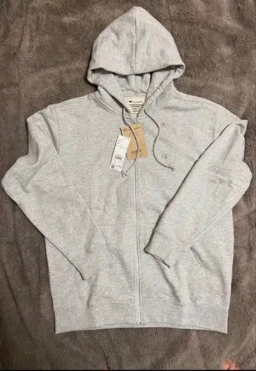 챔피온 그레이 집업 후드티 L 사이즈