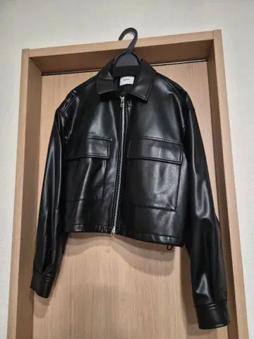 MIESROHE 라이더 자켓 블랙 0