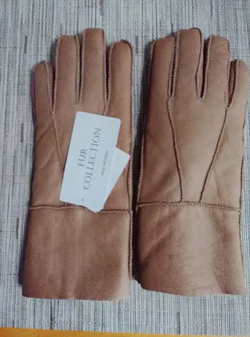 택 포함 새상품 무스탕 여성 장갑