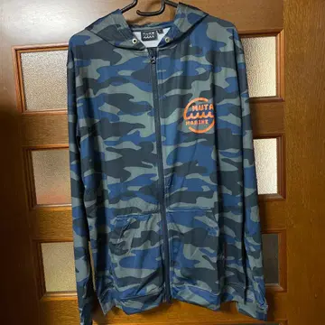 무타 마린 카모 패턴 후드티 L 사이즈