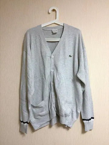 LACOSTE 그레이 가디건 XL~XXL