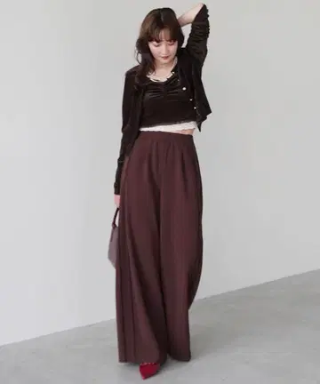 COCO DEAL 배럴 레그 트랙 팬츠