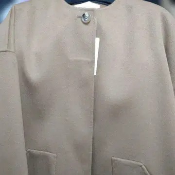 노카라 코트 미사용 새상품 미시착 택 포함 36 사이즈