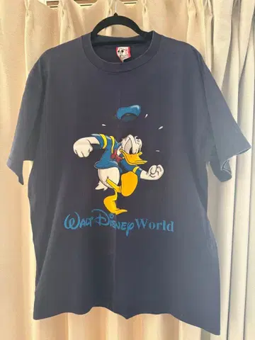 Disney 도널드 덕 T셔츠 XL 사이즈 네이비