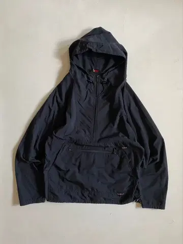 90s- llbean anorak parka black
