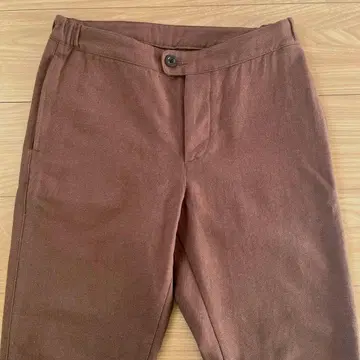 MHL 울 팬츠 브라운 모카