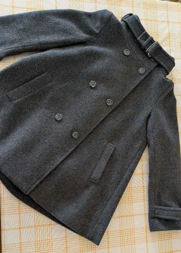 그레이 울 코트