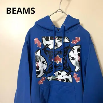 BEAMS NEKO CHAN 후드티 S